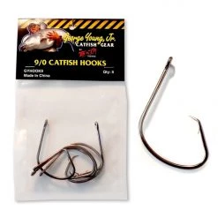 B'n'M Pole Company Catfish Gear 9/0 Catfish Hooks
