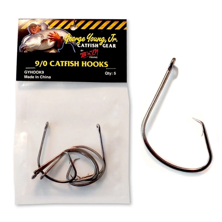 B'n'M Pole Company Catfish Gear 9/0 Catfish Hooks 1 B'n'M Pole Company Catfish Gear 9/0 Catfish Hooks