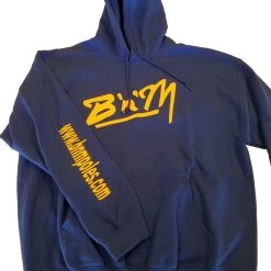 B'n'M Pole Company Apparel B'n'M Hoodie Royal Blue/Yellow